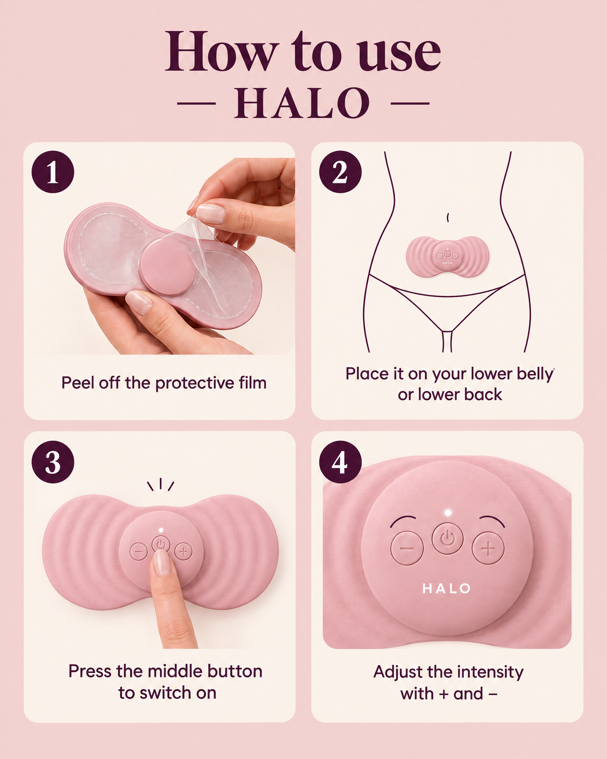 How to use HALO in four steps